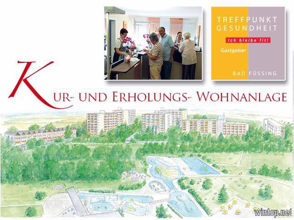 Kur- Und Erholungs-Wohnanlage Neben Dem Johannesbad Bad Füssing Exteriör bild